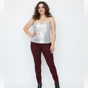 NWOT Torrid Studio Pixie Ponte slim fix plaid houndstooth pants leggings sz 12
